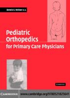 170 كتاب طبى فى مختلف التخصصات Ped_orthopedics